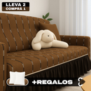 [Llevá 2 Pagá 1] Funda para Sofá Completa en Algodón +2 Regalos: Fundas para Almohadones